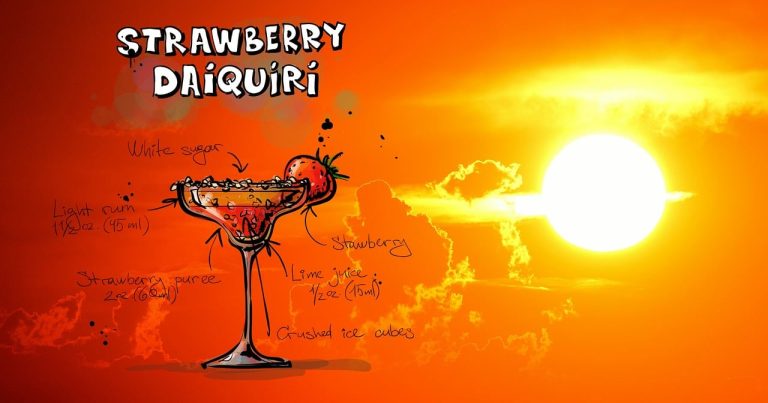 Jahodové daiquiri – recept